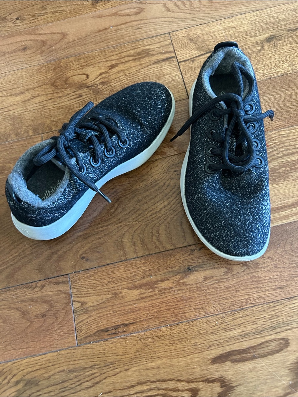 All Birds Black Knit Casual Sneakers